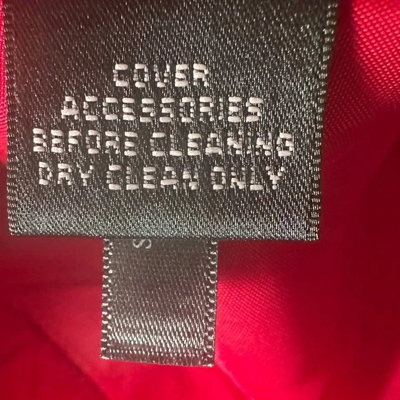 Lauren Ralph Lauren Blazer SZ16 Red Linen Nautical Gold Button Bullion Crest - Picture 10 of 15